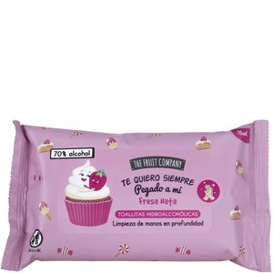 Imagen de Toallitas hidroalcohólicas Fresa Nata 15unid.
