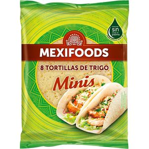 Imagen de Tortilla de trigo mini 8 unidades 200 g