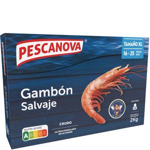 Imagen de Gambon salvaje crudo 16/25 congelado 2 kg