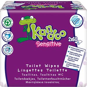 Imagen de Toallitas húmedas sensitive 2x60 unidades