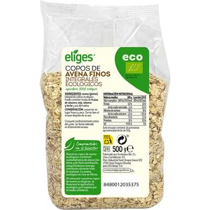Imagen de Copos de avena integrales eco 500 g