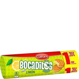 Galleta bocaditos de limón 150 g baja un 17% en BM Supermercados