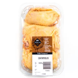 Contramuslo de pollo campero bandeja (550 g aprox) baja un 8% en BM Supermercados