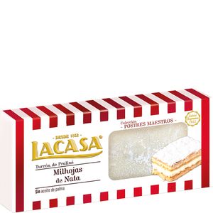 Imagen de Turrón milhojas nata 200g