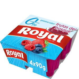 Imagen de Gelatina 0% sabor frutas del bosque 4x90 g