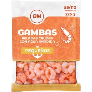 Imagen de Gamba cruda pelada 55/110 congelada 225 g