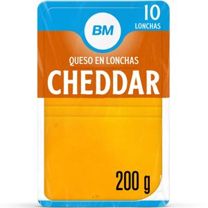 Imagen de Queso cheddar lonchas 200 g