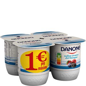 Imagen de Yogur sabor frutos del bosque 4x120 g