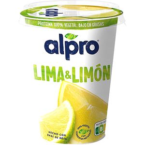 Imagen de Yogur vegetal sabor lima-limón 400 g