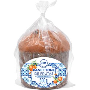 Panettone frutas 500 g baja un 17% en BM Supermercados
