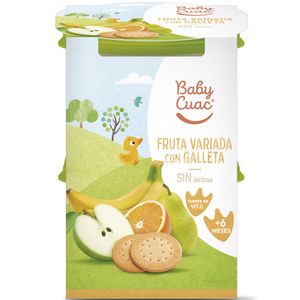 Imagen de Tarrito fruta variada y galleta 2x200 ml