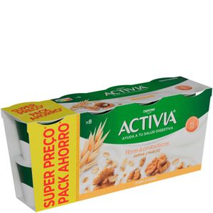 Imagen de Yogur bífidus con avena y nueces 8x115 g