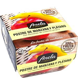 Imagen de Postre de manzana y plátano 2X100 g