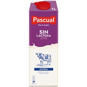 Imagen de Leche entera sin lactosa 1 l