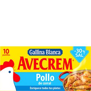 Imagen de Caldo de pollo bajo en sal 10 pastillas 98 g