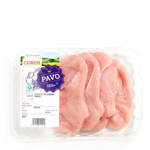 Imagen de Pechuga de pavo fileteada bandeja 300 g