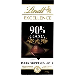 Chocolate excellence 90% 100 g baja un 17% en BM Supermercados