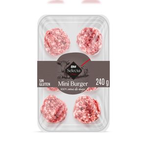Imagen de Burger meat mini 100% vacuno 240 g