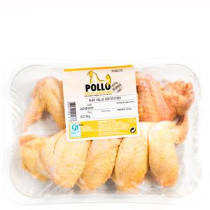 Imagen de Alas pollo certificado familiar bandeja (1 kg)