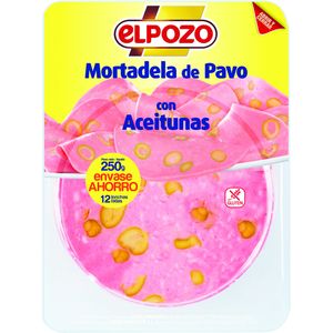 Imagen de Mortadela de pavo con aceitunas 250 g