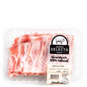 Imagen de Costilla de cerdo Duroc en tiras (600 g aprox)