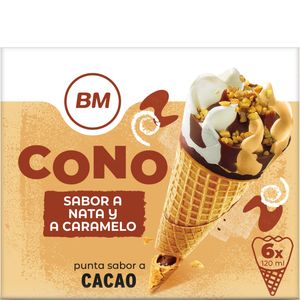 Imagen de Helado cono nata y caramelo 6 unidades