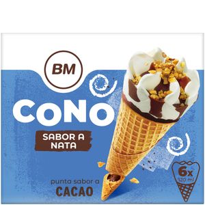 Imagen de Helado cono de nata 6 unidades