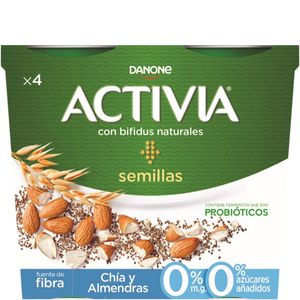Imagen de Yogur bifidus con chia y almendras 4x120 g