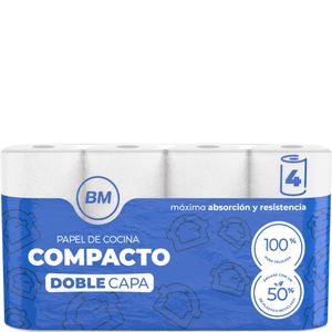 Imagen de Papel de cocina compacto 4 rollos