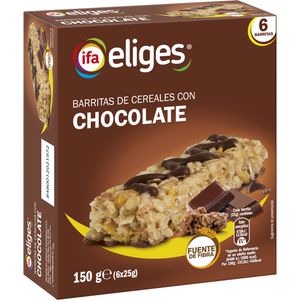Imagen de Barritas de cereales con chocolate con leche 150 g