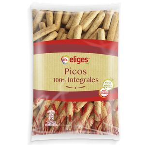 Picos integrales 250 g baja un 10% en BM Supermercados