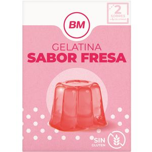 Imagen de Gelatina de fresa 8 porciones 2 sobres