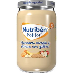 Tarrito de manzana, plátano y galleta 235 g baja un 14% en BM Supermercados
