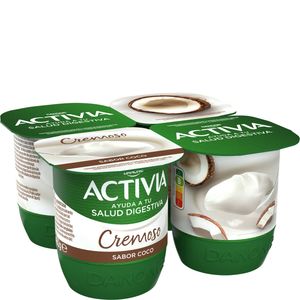 Imagen de Yogur cremoso sabor coco 4x115 g