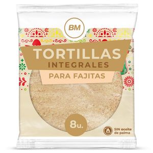 Imagen de Tortillas integrales para fajitas 8 unidades