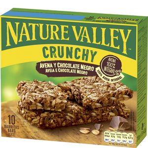 Imagen de Barrita Crunchy de avena y chocolate negro 210 g