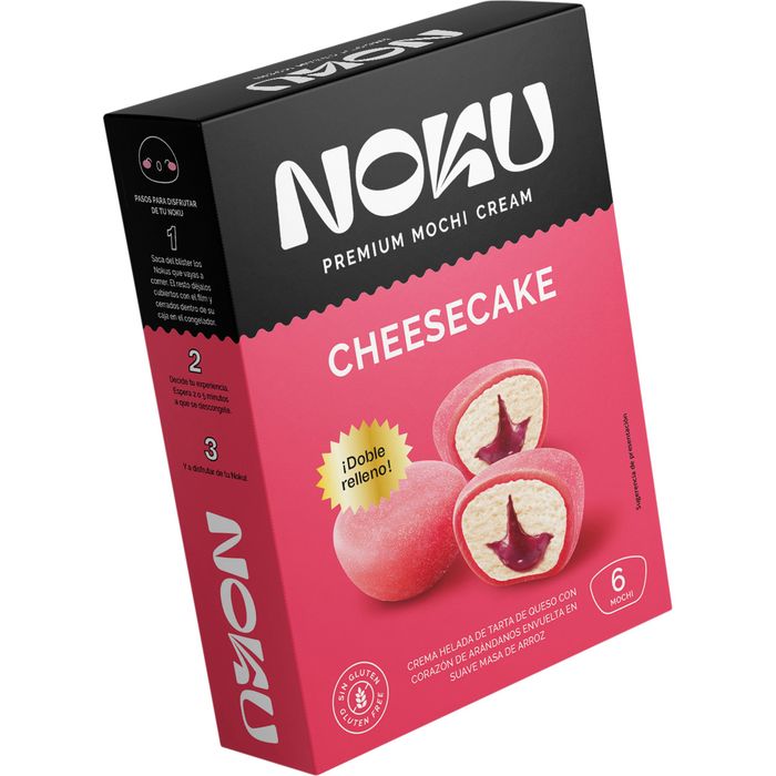 ☆mochiko TSUYAKAO α 40g 2個 Noku Mochi sabor cheesecake 6 unidades | BM Supermercados Online