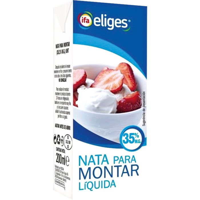 Eliges Nata líquida para montar 200 ml